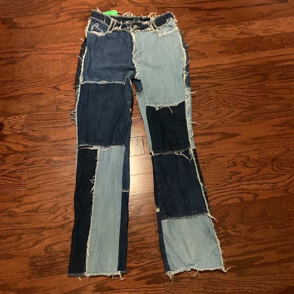 Denim Patchwork Jaded London Jeans